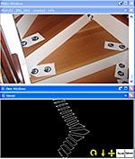 Automated offset targets of stairs - with manually connected lines
