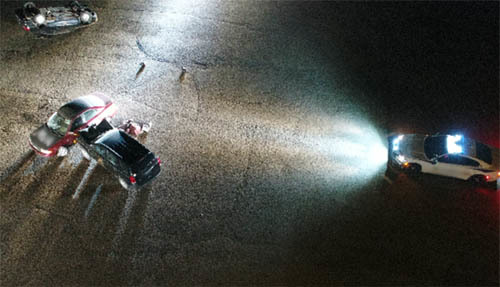 Convergenct photo of Night MVA from drone uav