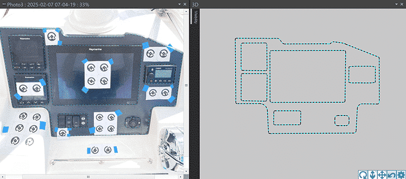 Marine Boat Dash Instrument Measurement